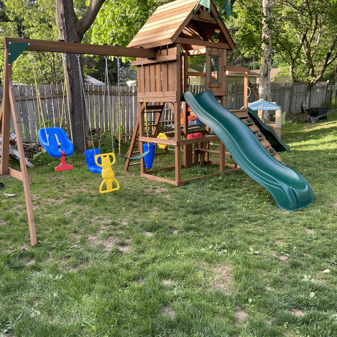 Swing-n-Slide Super Knightsbridge Swing Set & Reviews | Wayfair
